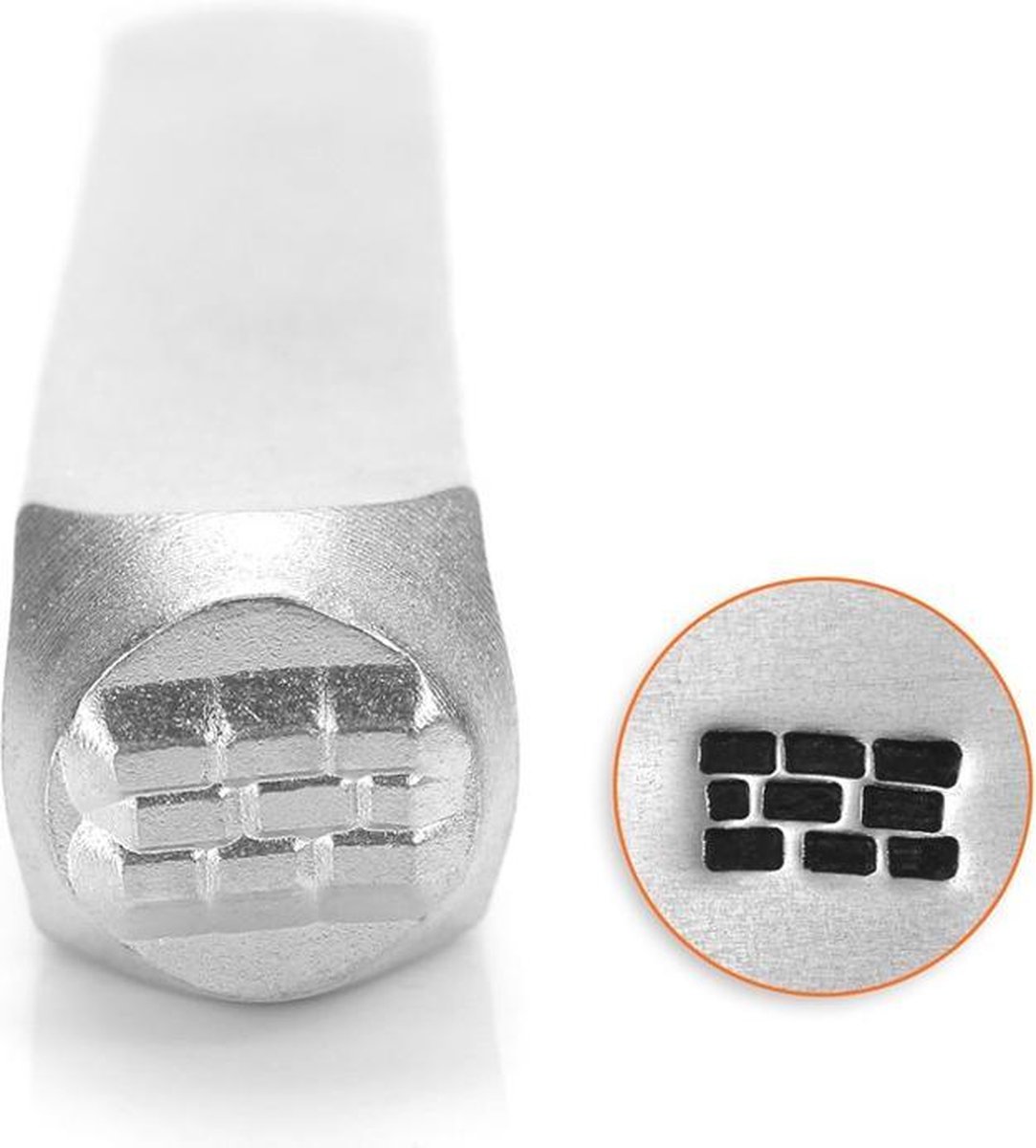 Slagstempel textuur van Steen | Hoogte 6mm